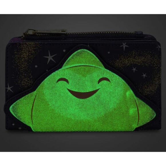 Disney Parks Loungefly Wish Wallet Star Glow in the dark  Disney NWT NEW - Picture 4 of 6